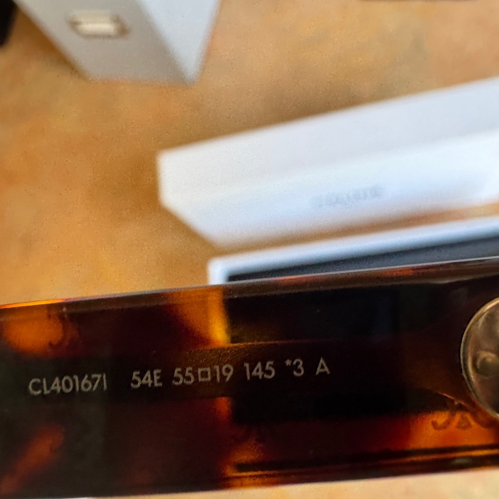 Celine Tortoise Shell Triomphe Sunglasses - image 4